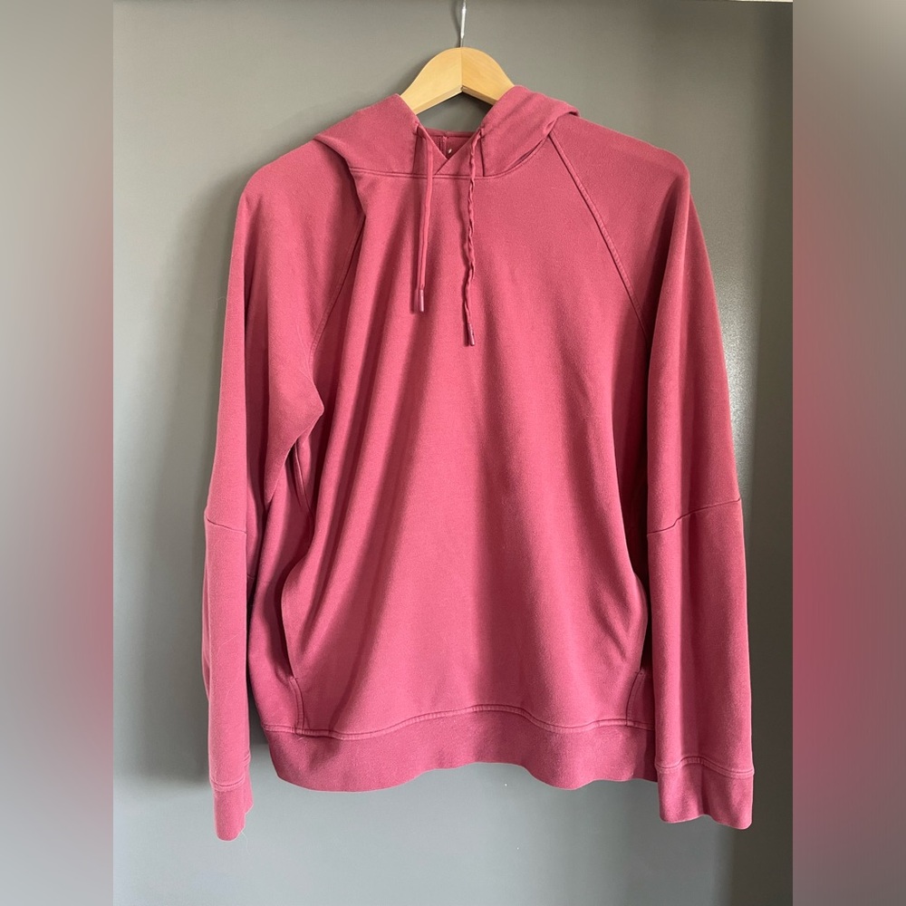 Lululemon Smooth Spacer Classic-Fit Pullover Hoodie Men’s Size Large Burgundy